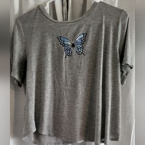 Papaya Butterfly top